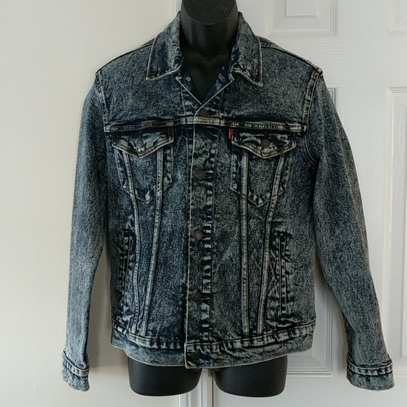 Levi's Other - Levi's Men's Acid Wash Trucker Jacket